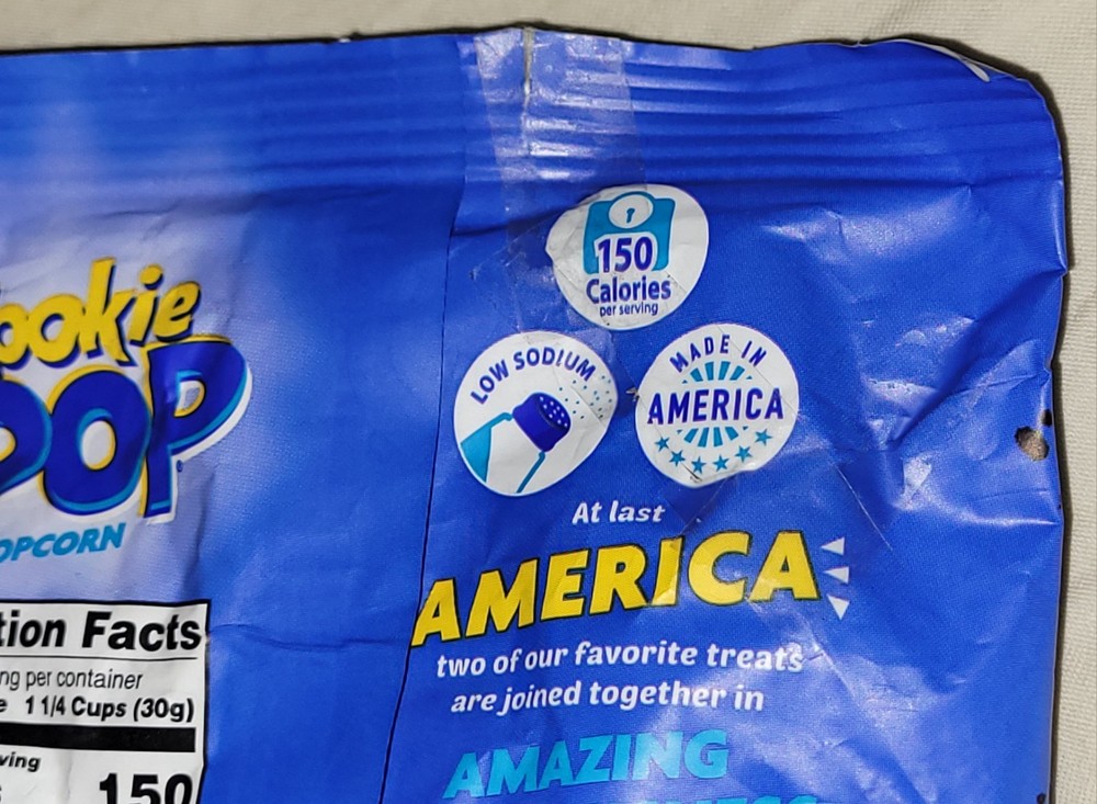 COOKIE POP POPCORN OREO - 1 oz - LIMITED EDITION PACK