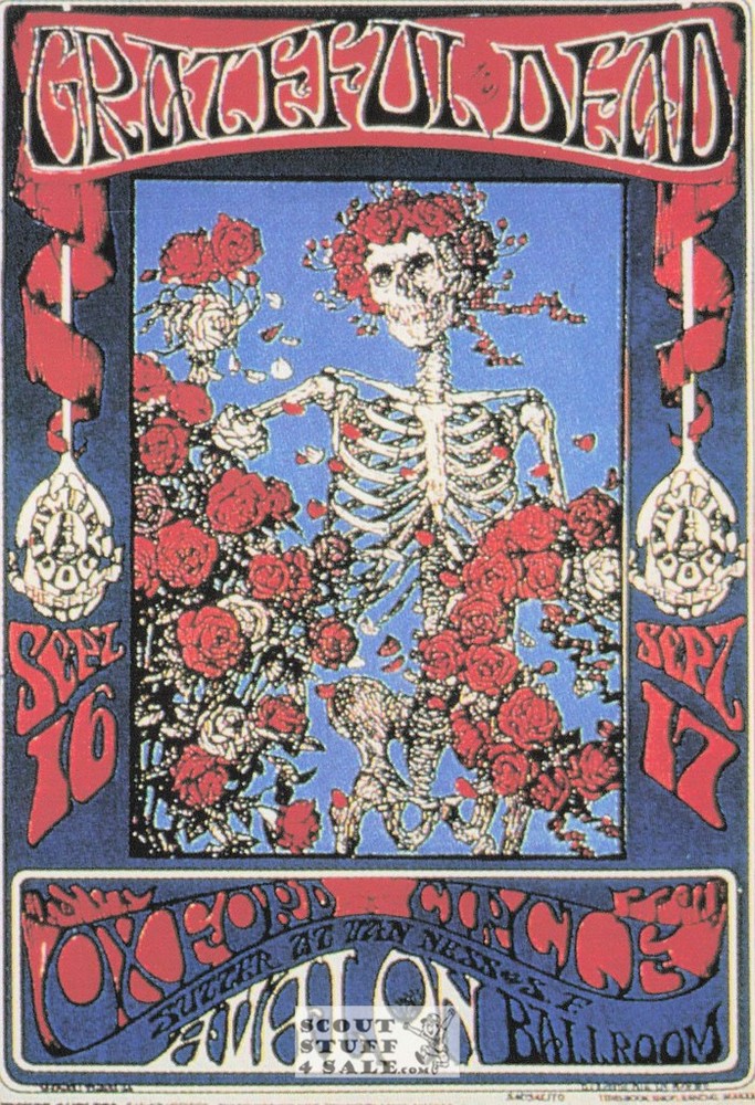 Grateful Dead Band Postcard by Classico San Francisco #394-018