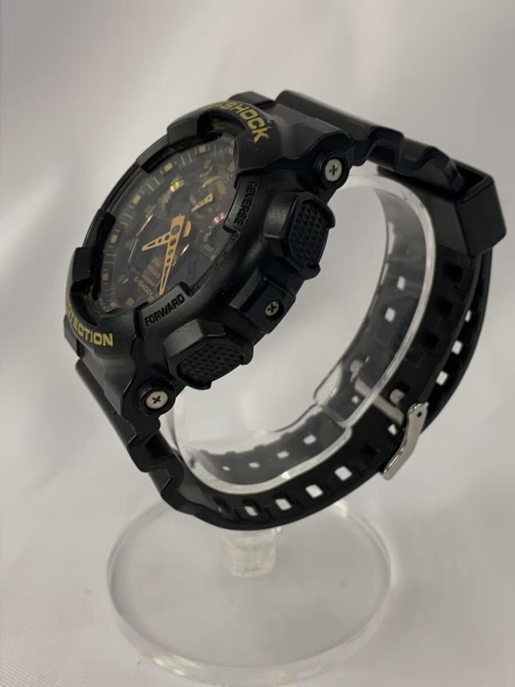 CASIO Quartz Watch G SHOCK Digital Analog Rubber BLK BLK