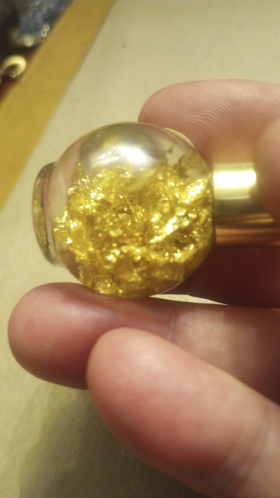 Gold Flake in Bottle - Made in Brazil