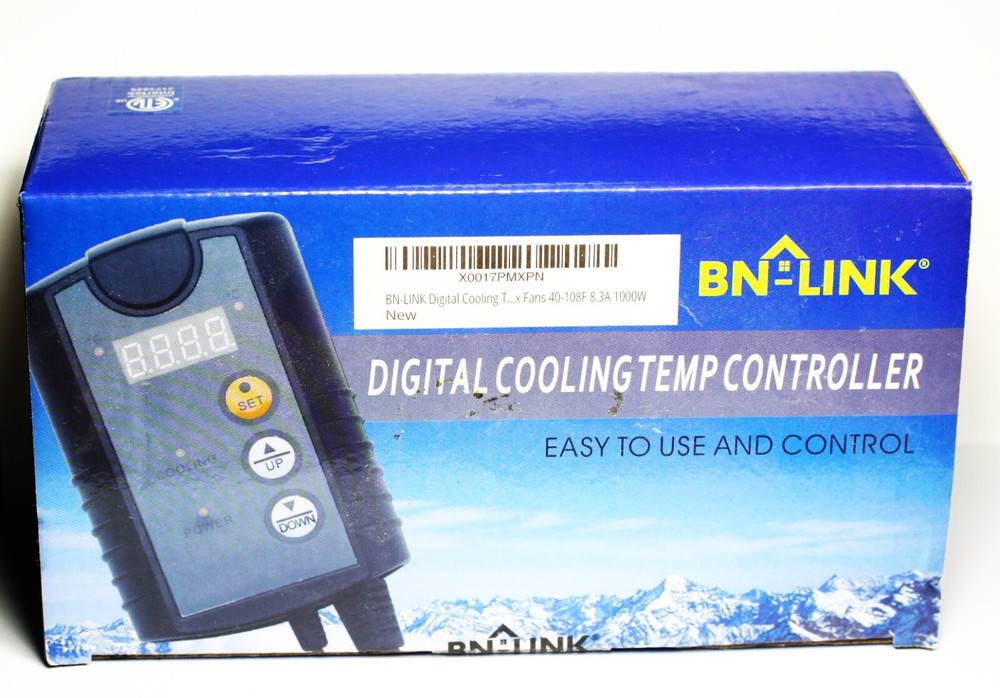 BN-LINK Digital Cooling Thermostat temperature Controller for Cooling Device NEW