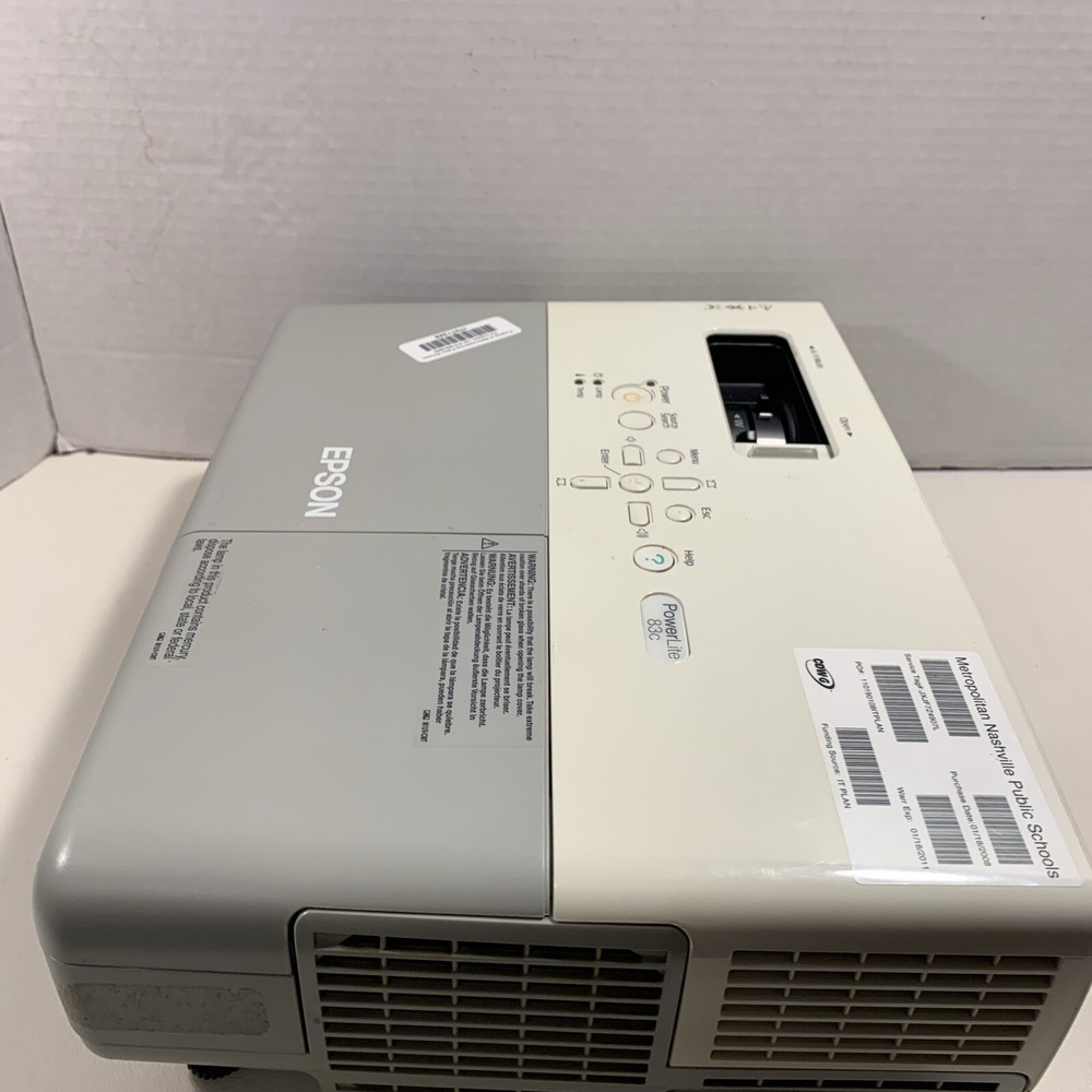 Epson EMP-83 LCD Projector. Projector Only No Power Chord
