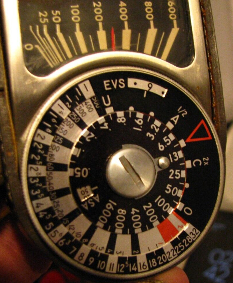 Weston Master IV Exposure Meter Model 745 with leather case
