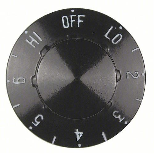 1 PC Robertshaw '40-355 Temperature Dial, Single Piece, Black