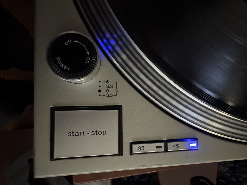 OEM Technics SL-1200 M3D power switch, start/stop, & speed selection, READ!!!