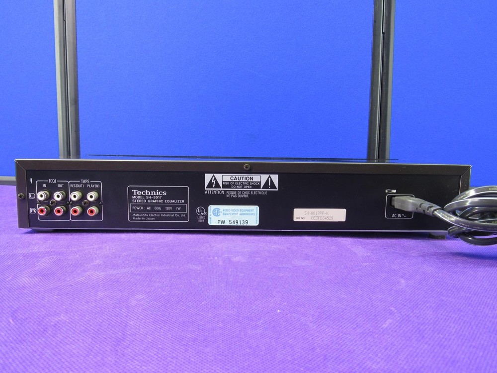 Technics SH-8017 Stereo Graphic Equalizer