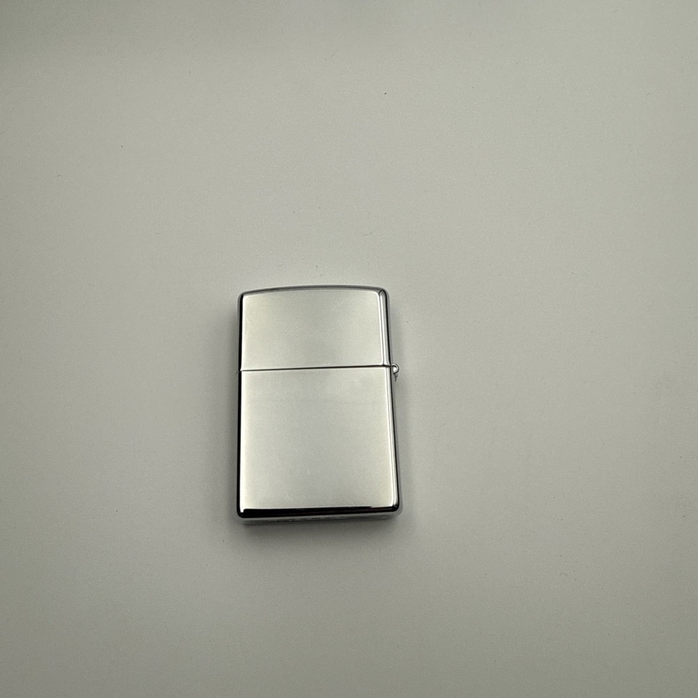 2007 Zippo Chrome (H-07) Lighter NEVER STRUCK #8262
