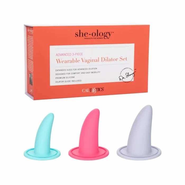 She-ology Advanced 3-Piece Wearable Vaginal Dilator Set - Calexotics