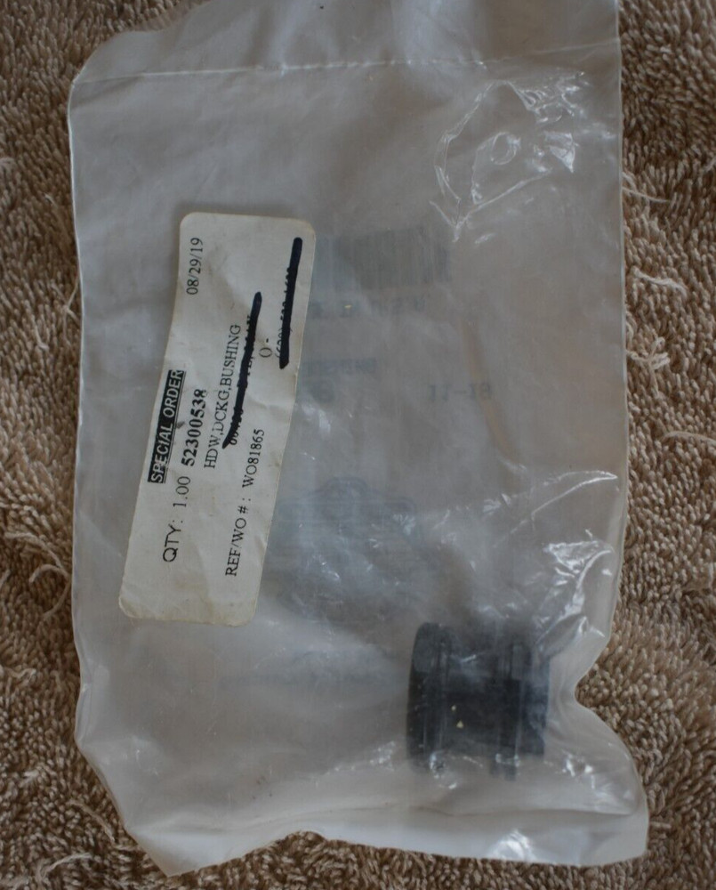 Harley-Davidson Docking Hardware Bushing Black p/n 52300538