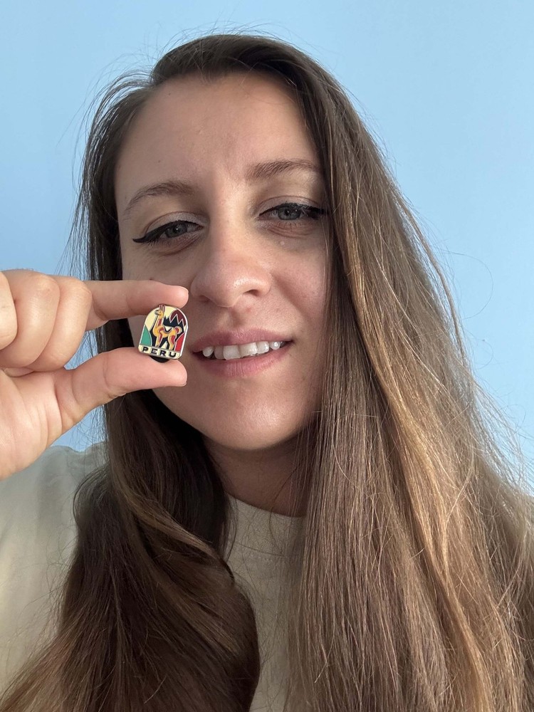 Peru Enamel Pin