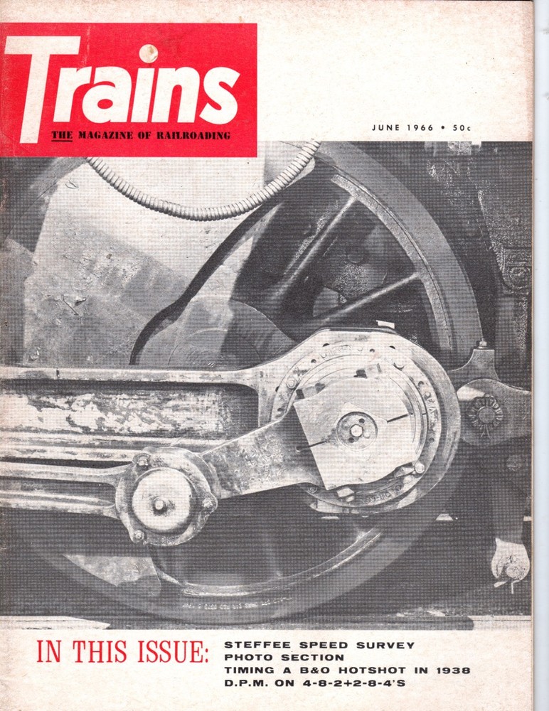 TRAINS MAGAZINE JUNE 1966