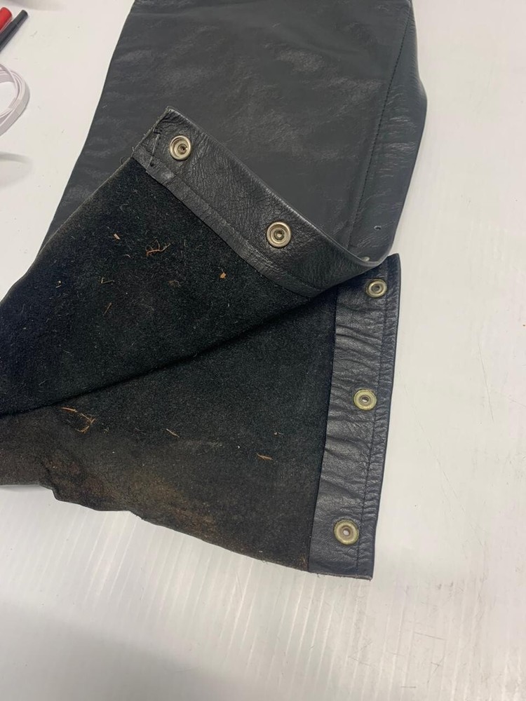 Jamin Leather Chaps Black Leather XXL Men's A67