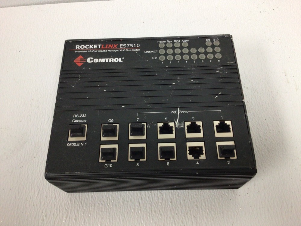 ROCKET LINX ES7510 INDUSTRIAL PoE SWITCH