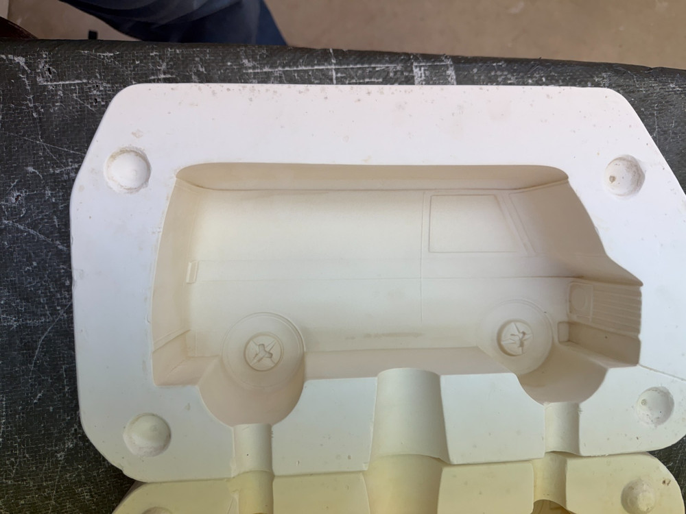 VINTAGE SCIOTO CERAMIC MOLD #31 SUPERVAN