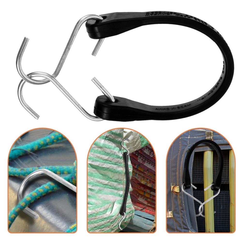 Elastic Packing Strap Vehicle Tie down Straps Bungee Cord with Hook