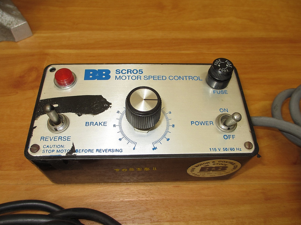 B&B SCRO5 *USED POWERS UP* Motor Speed Control