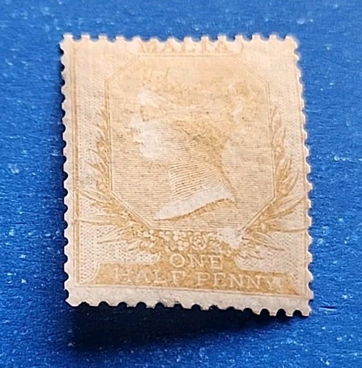 Malta Stamp, Scott 3b MLH