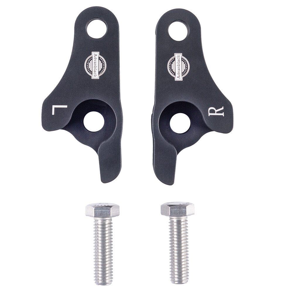 Advanblack 2 inch Lowering Blocks Kit For Harley Davidson Touring Models 2009+