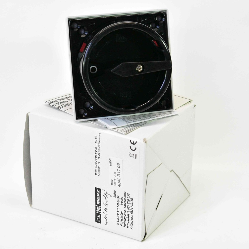 Merz Main Switch 4-Pin 0821110166 -New-