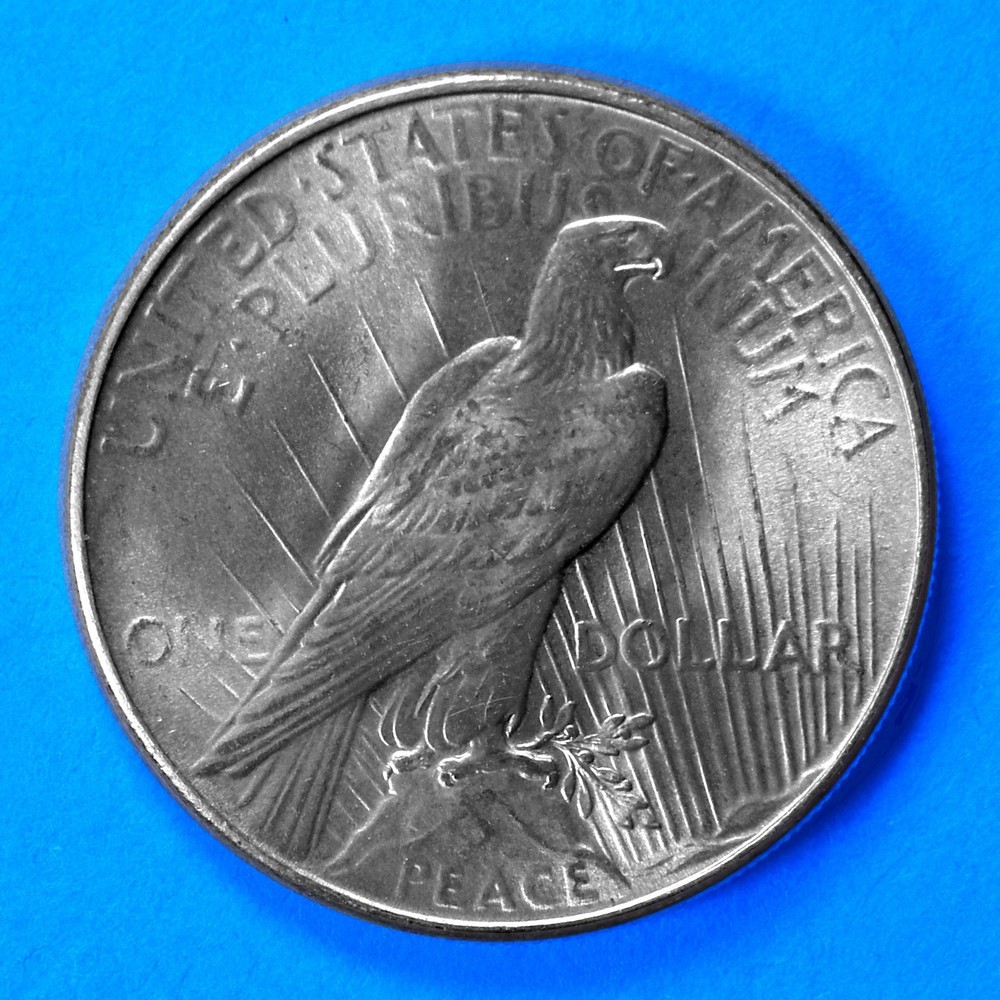 1934-P PEACE DOLLAR SILVER UNC RARE DATE