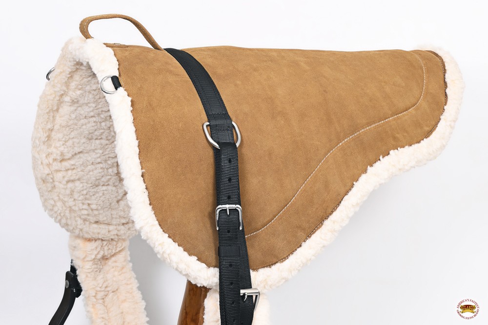 HILASON Western Regular Size Bareback Pad | Breast Collar and Girth Saddle Pads