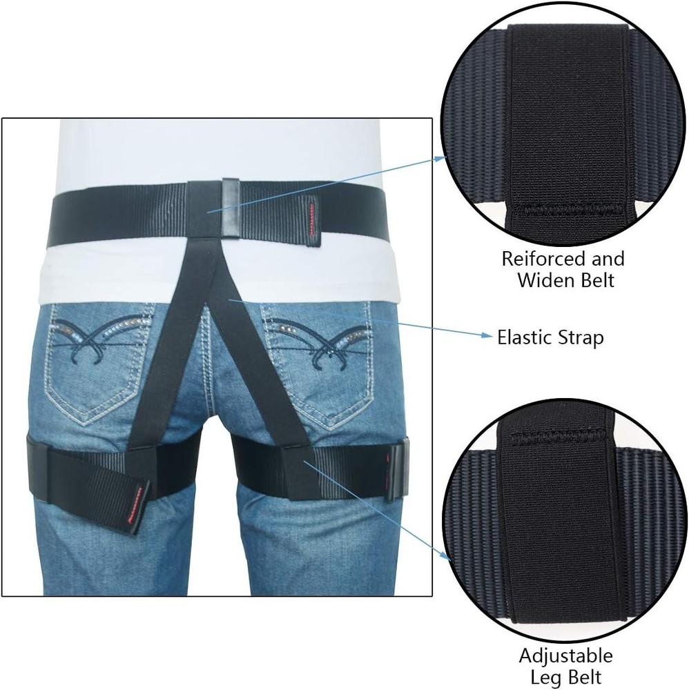 Durable Climbing Seat Belt for Tree Climbing - 25KN Strength