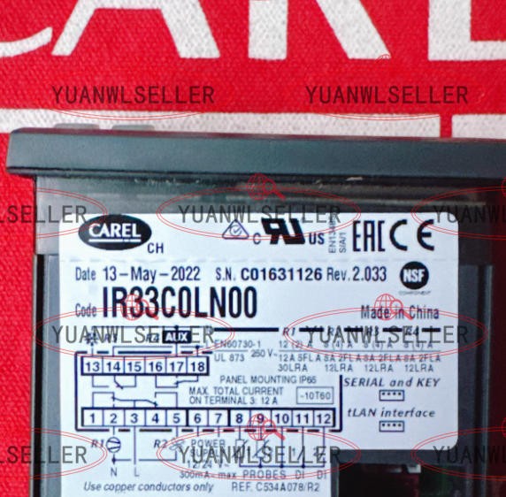 1PCS CAREL IR33C0LN00 Temperature Controller New