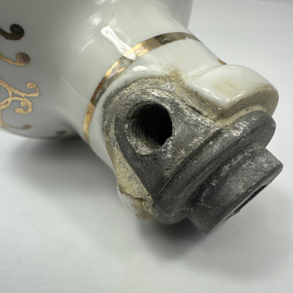 MCM Hand Painted Ceramic Door Knob