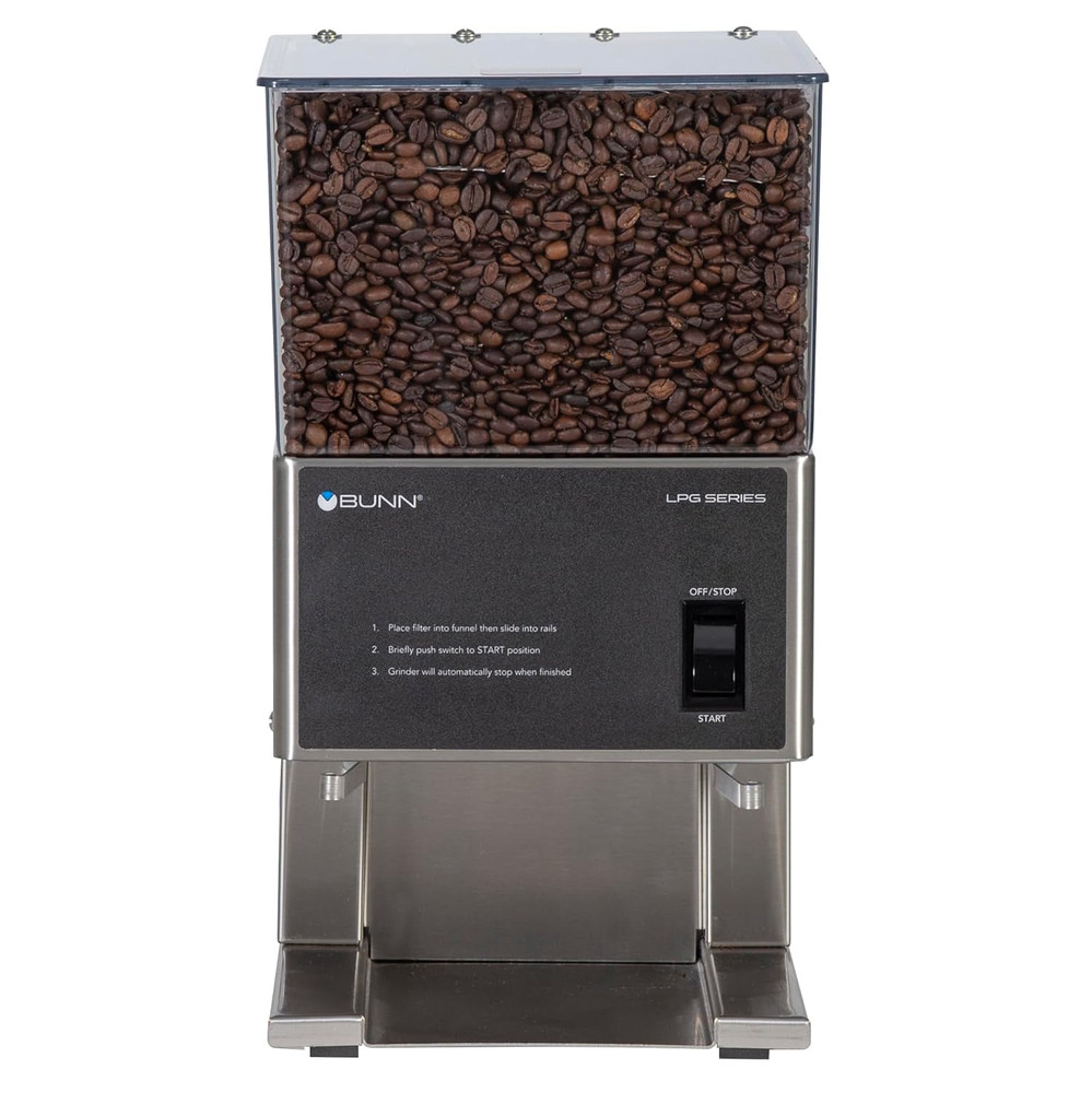 LPG Low Profile Coffee Grinder with 1 Hopper - Precision Portion Control