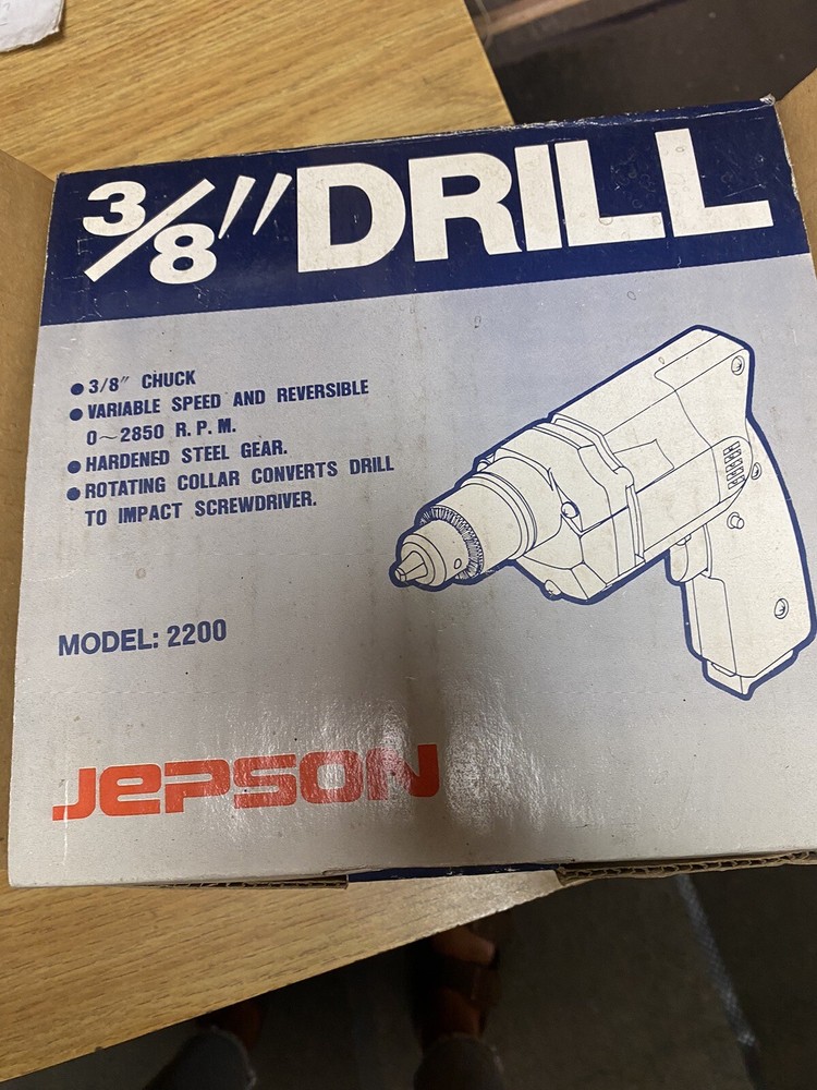 Jepson 3/8 Variable Speed, Reversible Drill Model 2200