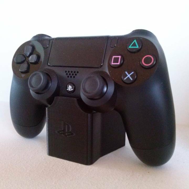 PS4 PlayStation 4 Controller Cradle Stand with Original Sony Logo Engraved