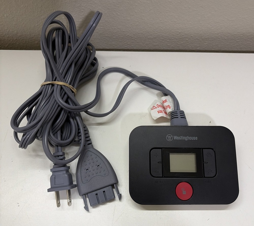 Westinghouse KTHB-TCN-2 Black Digital Display Electric Blanket Heat Controller