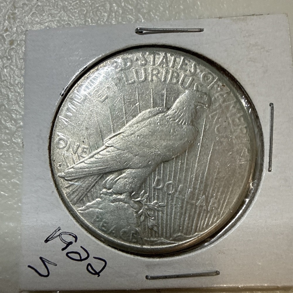 1922-S Peace Dollar In VF Condition