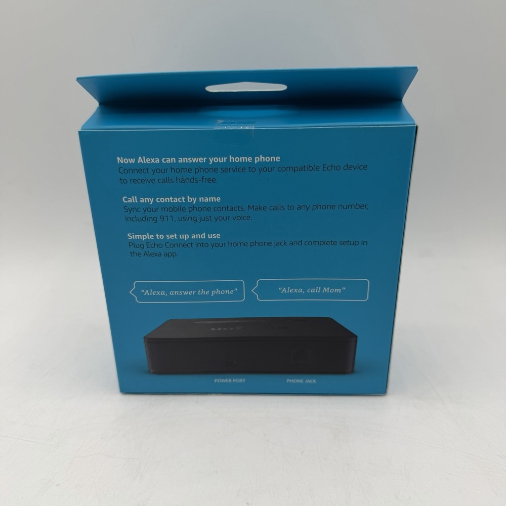 Amazon Echo Connect Speakerphone Adapter – Open Box/New - Alexa Compatible
