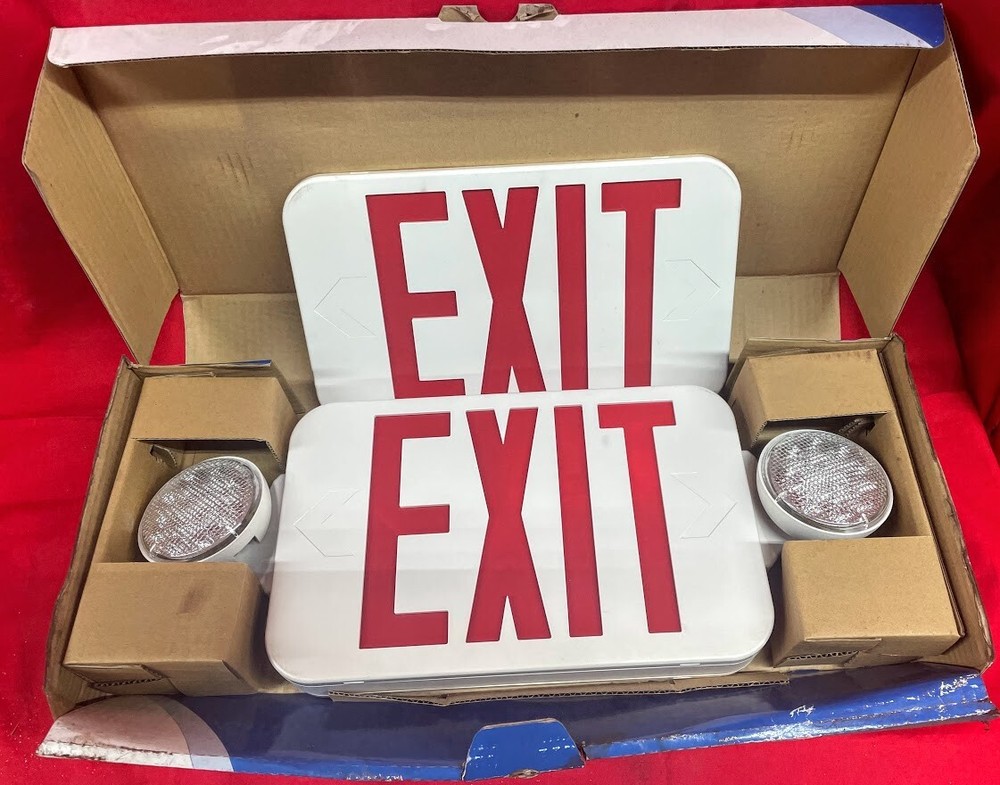 COMPASS COMBINATION LED EXIT/EMERGENCY LIGHT 32WU20