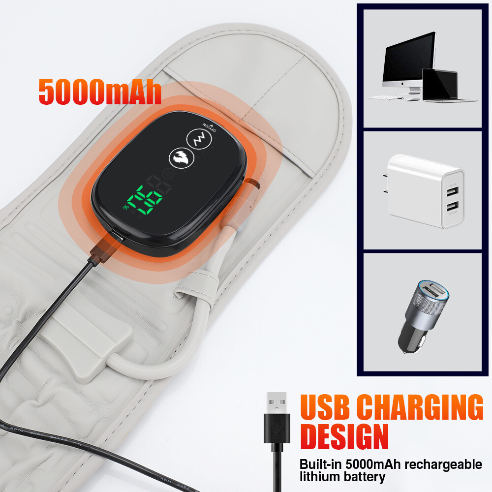 Inflatable Decompression Back Belt with Red Light Heating and Vibration Massager