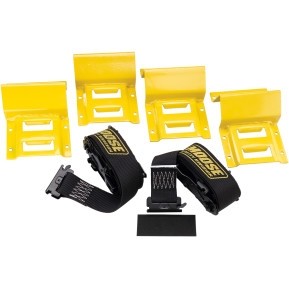 Moose Utility 09160 Wheel Chock and Tie-Down Strap Kit