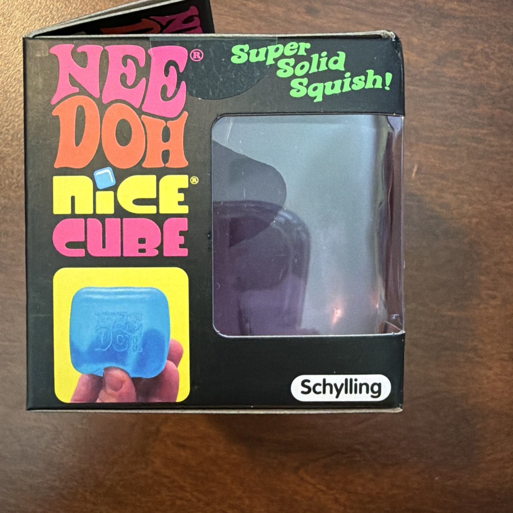 Nee Doh Nice Cube - Super Solid Squish! (Purple) USA 2026