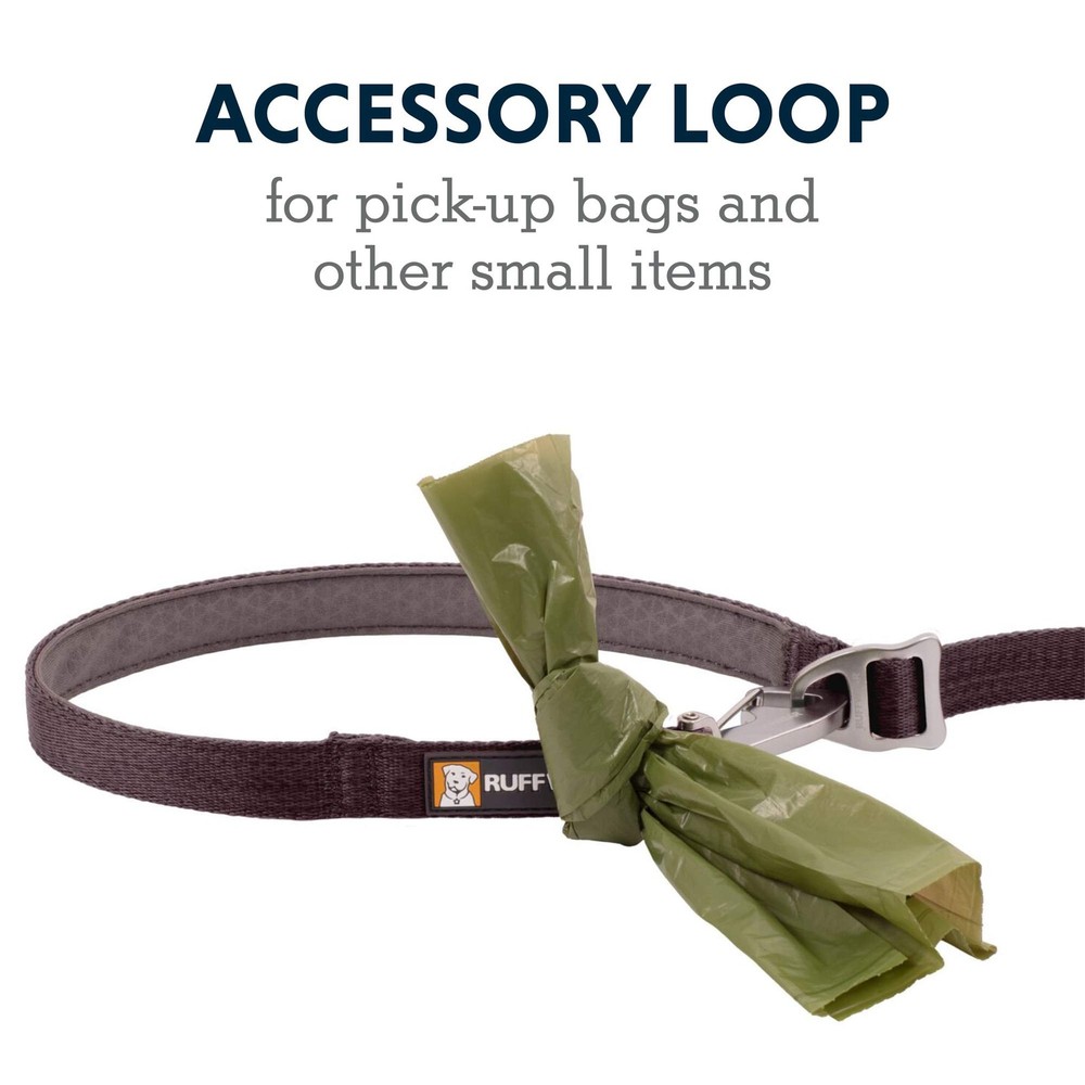 River Rock Green Switchbak HandsFree Dog Leash Adjustable 2.57 ft DoubleEnded