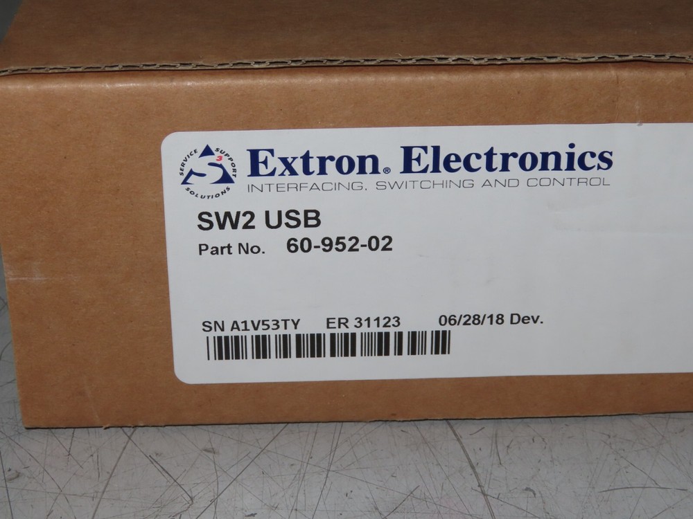 Extron SW2 USB Two Input USB Switcher 60-952-02