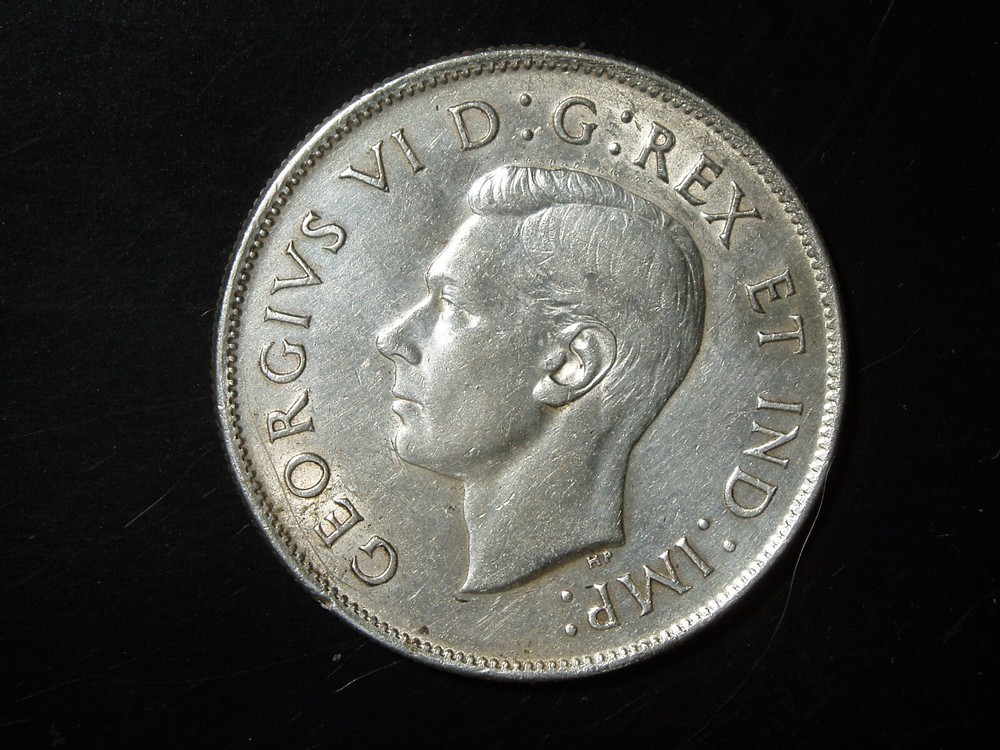 CANADA 1943 50 CENTS COIN #1