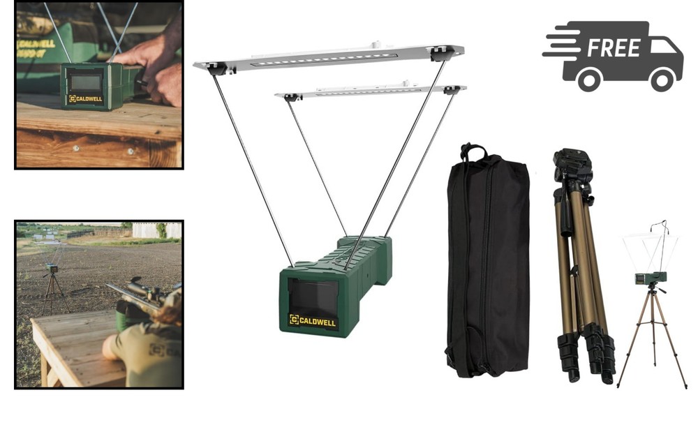 Ballistic Chronograph Kit for Shot Velocity Testing with Bluetooth LED