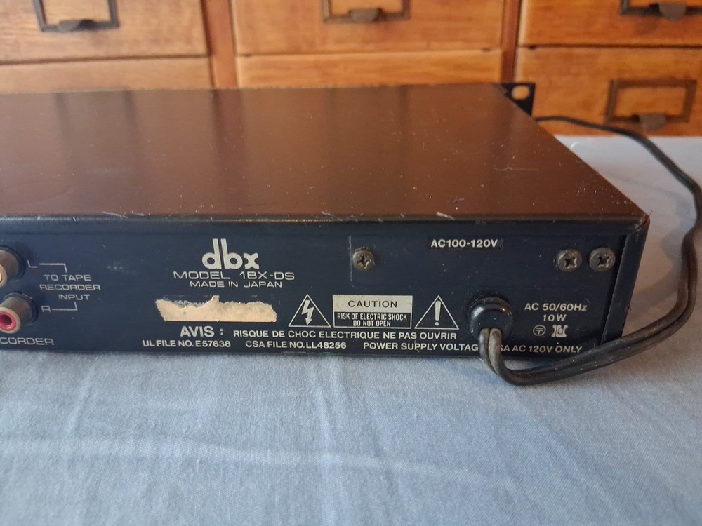 Vintage DBX 1BX-DS Dynamic Range Controller WORKING