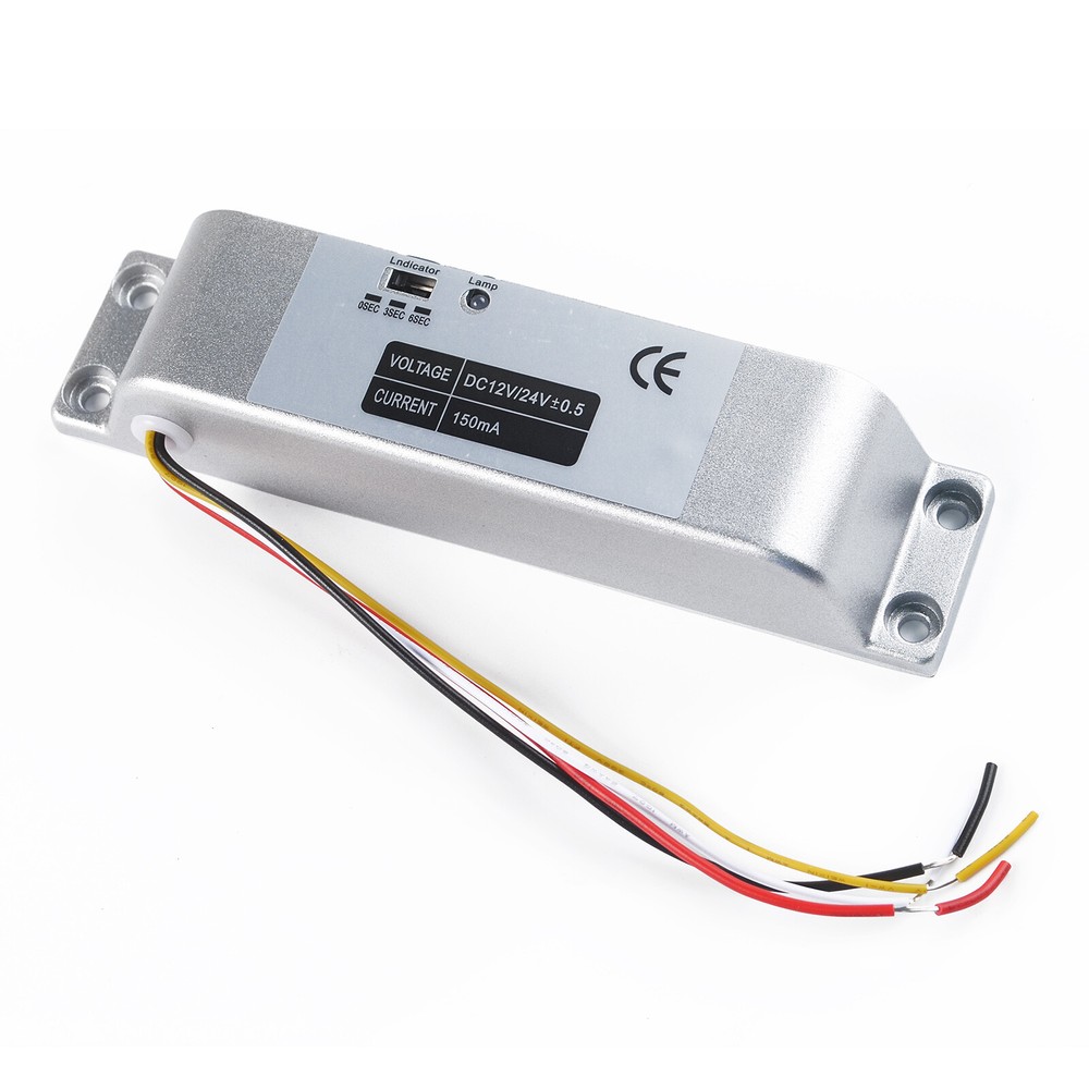 Electric Drop Bolt Lock DC 12V Fail-Safe NC Mode Electronic Door Lock for Access