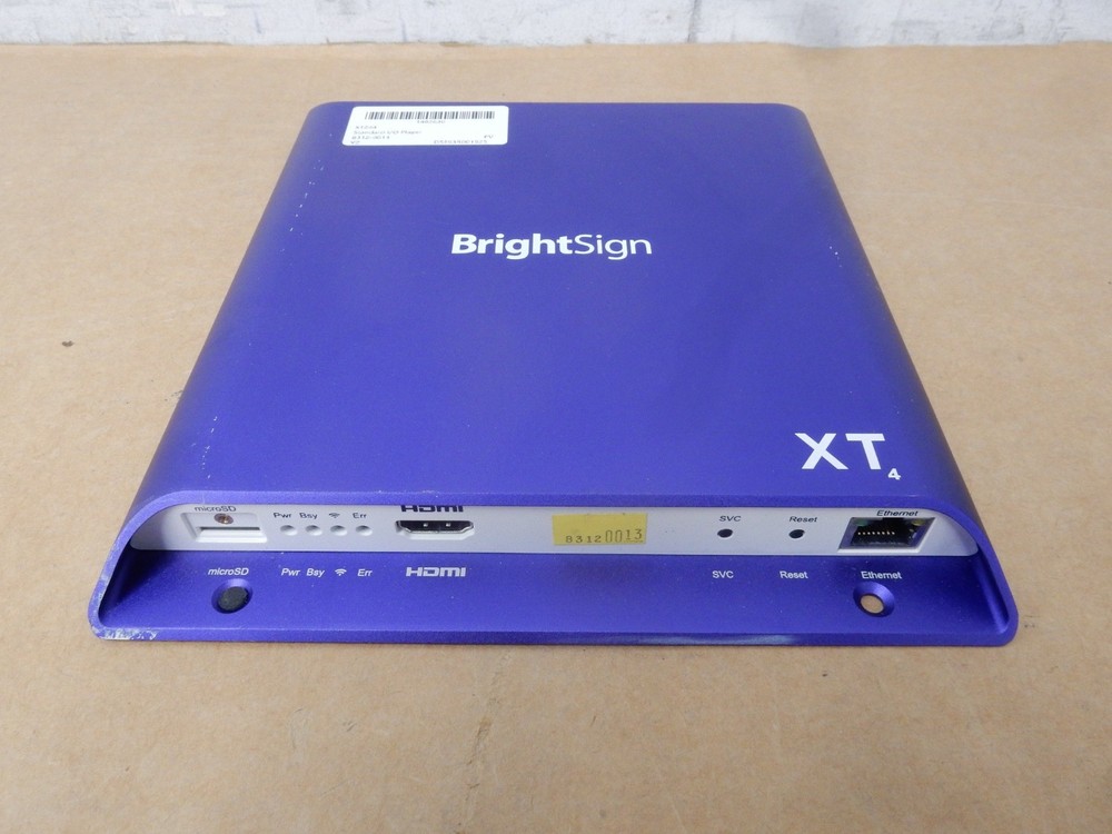 BRIGHTSIGN	XT244 Standard I/O Player - Unit Only