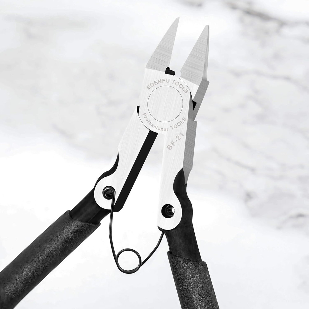 5 inch Precision Flush Cutters Multi-functional Wire Snips, Ideal for Model, Ele