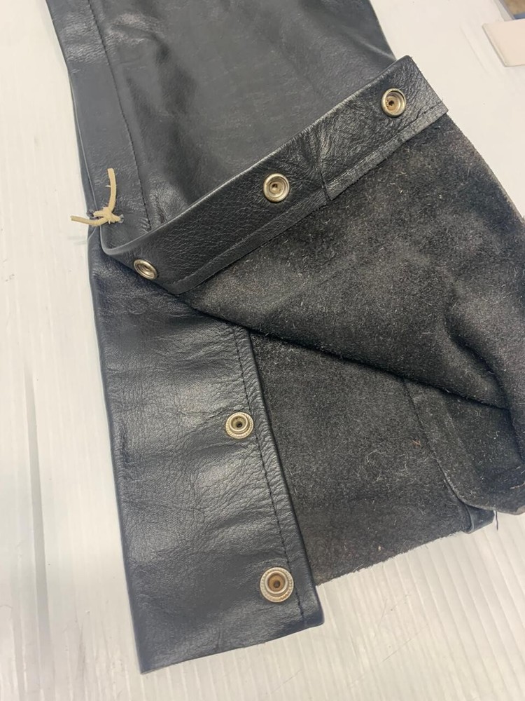 Jamin Leather Chaps Black Leather XXL Men's A67