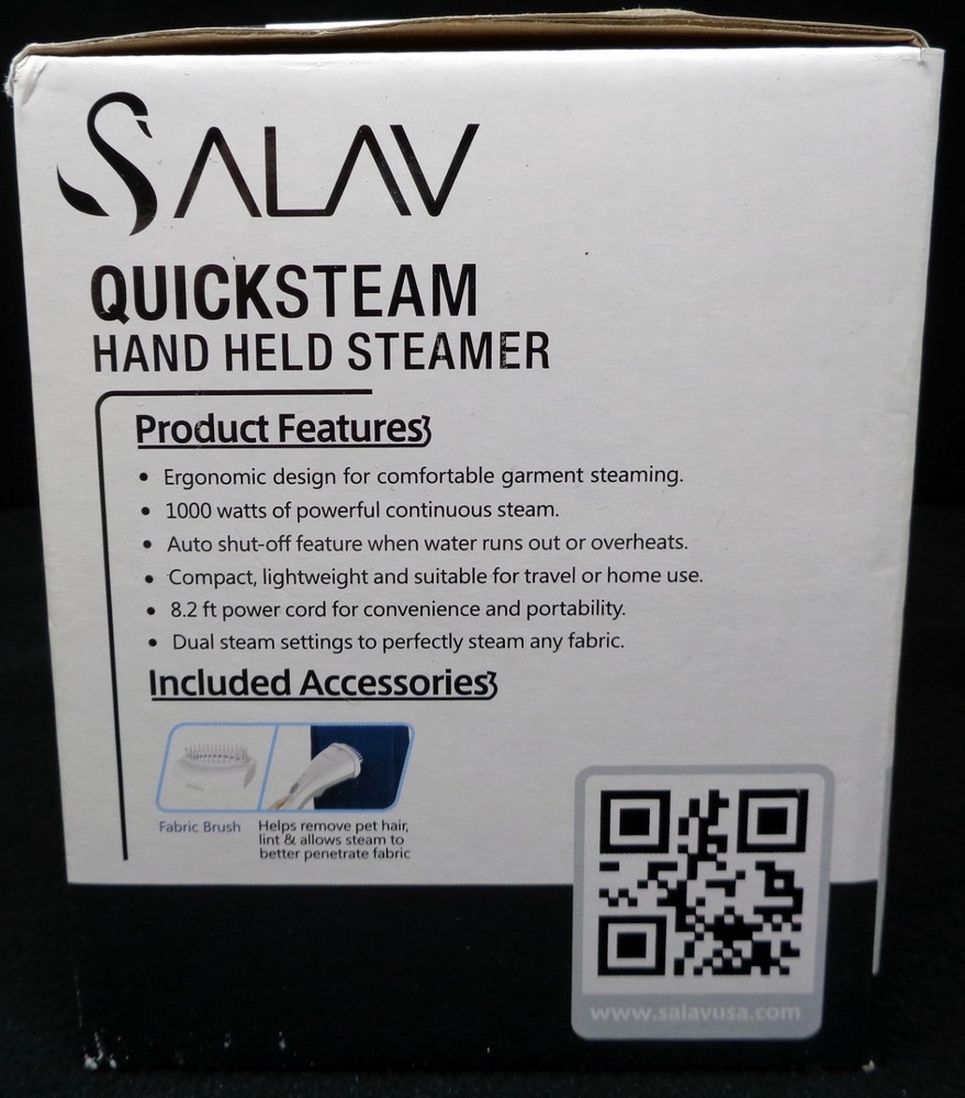 SALAV Quicksteam Hand-Held Steamer (NEW)