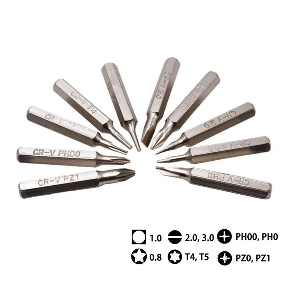 Industrial Grade Magnetic Screwdriver Bits Set for Precision Instruments