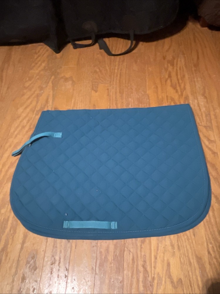Dover Saddlery Teal Blue English Saddle Pad